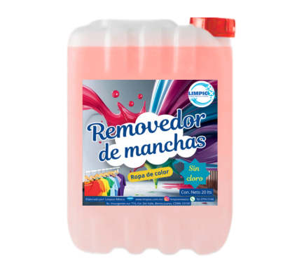 Removedor de manchas para ropa de color / sin cloro