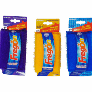 Fregón fibra con esponja