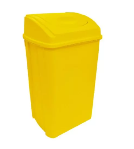 Bote para basura con balancín frontal de 42 lt Sablón