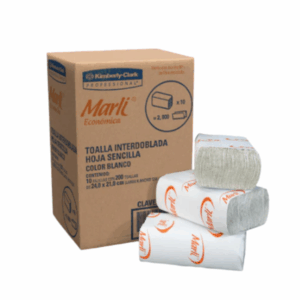 Toalla interdoblada Marli 10 paquetes de 200 pzs