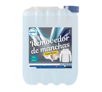 Removedor de manchas para ropa blanca / sin cloro