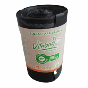 Bolsa negra para basura Vitabag 43x51 cm