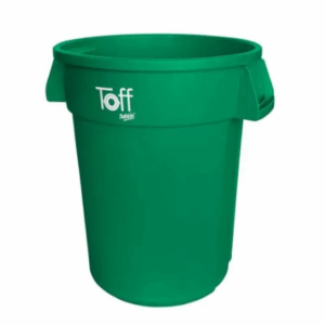 Bote de basura Toff de 120 Lts sin tapa