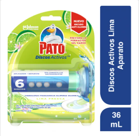 Pato discos activos lima fresca. 6 discos de 38 grs c/u