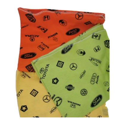 Franela Estampada Autos Rally 1m X 50 cm
