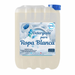 Detergente para ropa blanca