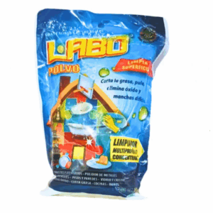 Polvo multiusos  LABO, quita grasa, pule, elimina óxido