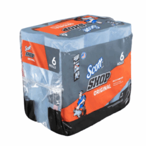 Scott Shop Towel Azul Paquete con 6 rollos de 55 Hojas